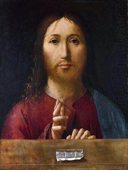 Christ Blessing, Antonello da Messina